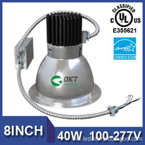NEW UL Energy Star Listed 40W 2540lm DC dimming 8inch LED Down Light